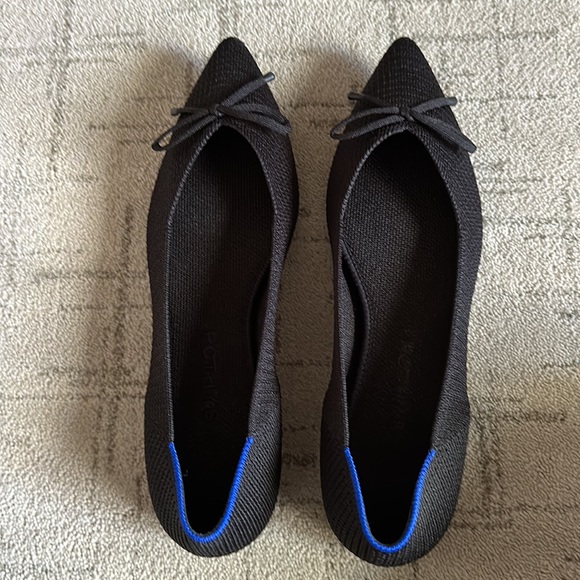 Rothy’s The Bow Point, size 9, Blackout special edition - Picture 3 of 11